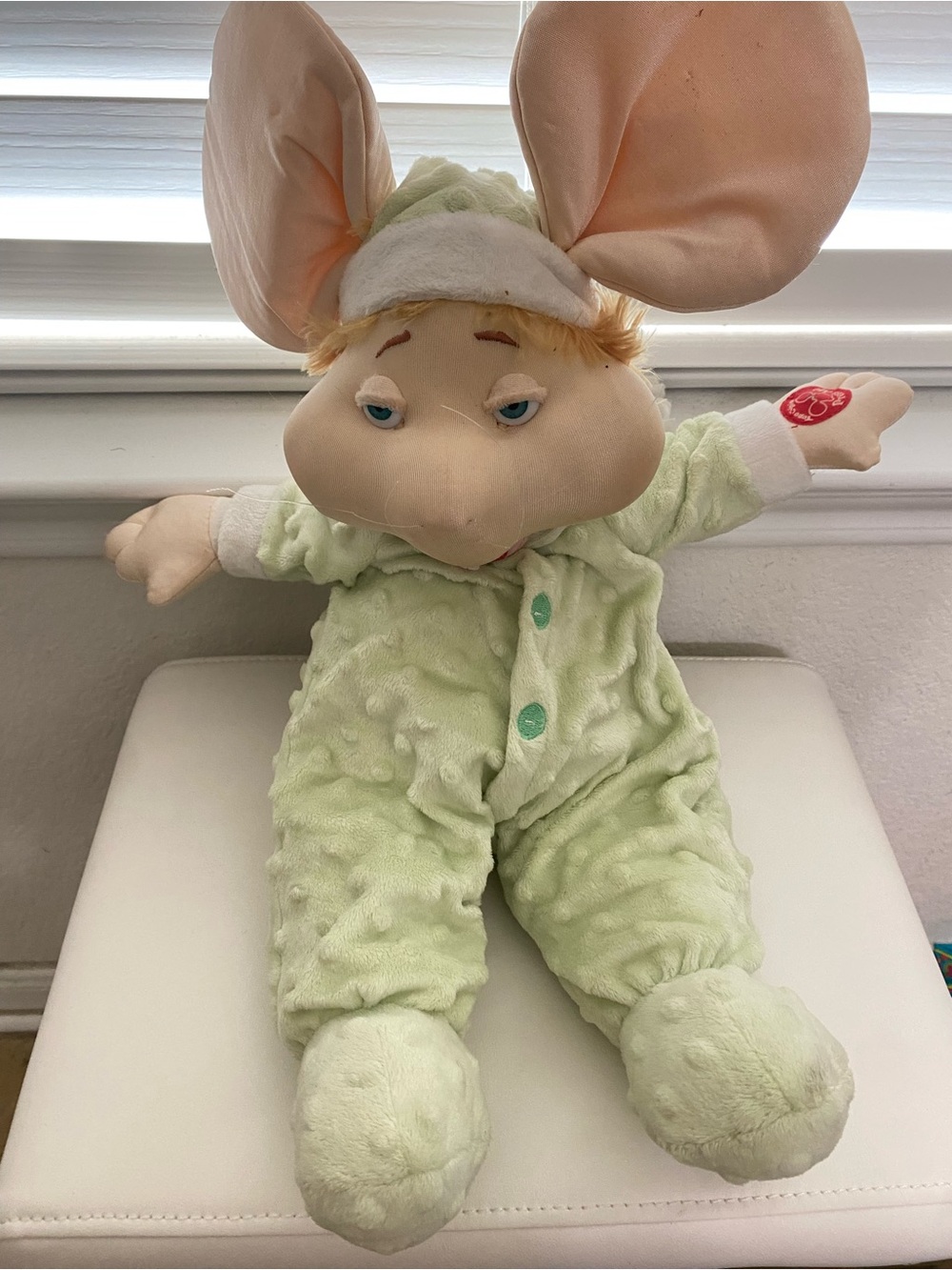 Official Giochi Preziosi Topo Gigio 18" Bedtime Plush Green Pajamas WORKS SINGS
